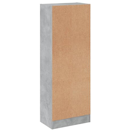 Boekenkast met 3 schappen 40x24x109 cm bewerkt hout betongrijs 8719883787367 6