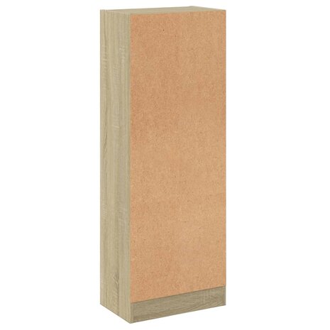 Boekenkast met 3 schappen 40x24x109 cm bewerkt hout sonoma eik 8719883787350 6