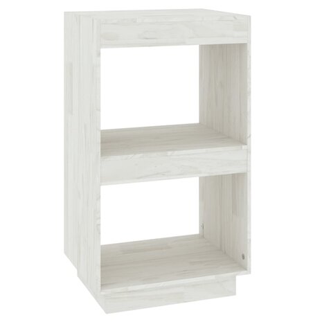 Boekenkast 40x35x71 cm massief grenenhout wit 8720286815717 2