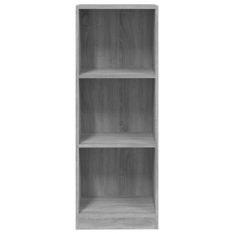 Boekenkast 40x24x109 cm bewerkt hout grijs sonoma eikenkleurig 8720845693343 5