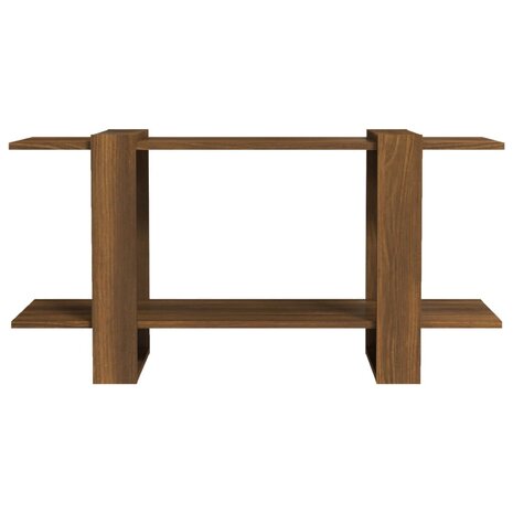 Boekenkast 100x30x51 cm bewerkt hout bruineikenkleurig 8720286844021 3