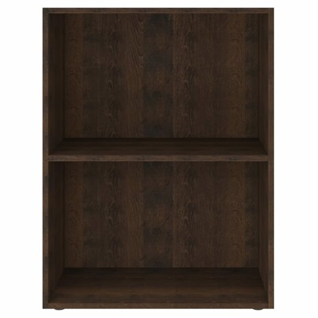 Boekenkast 60x31x78 cm bewerkt hout gerookt eikenkleurig 8720286763360 3