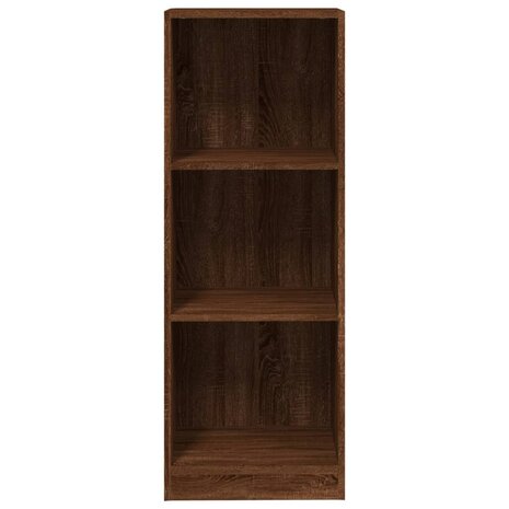 Boekenkast 40x24x109 cm bewerkt hout bruin eikenkleur 8720845693350 5