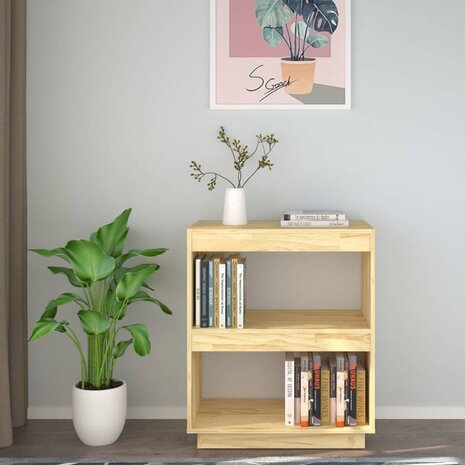 Boekenkast 60x35x71 cm massief grenenhout 8720286815908 5