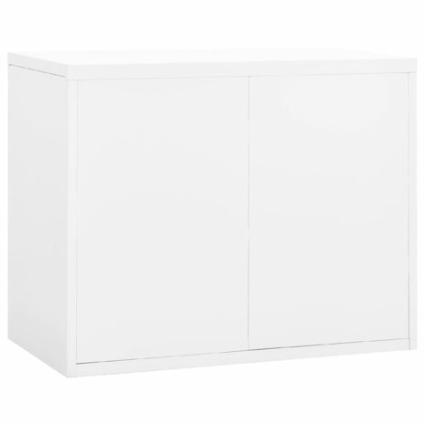 Archiefkast 90x46x72,5 cm staal wit 8720286565988 4