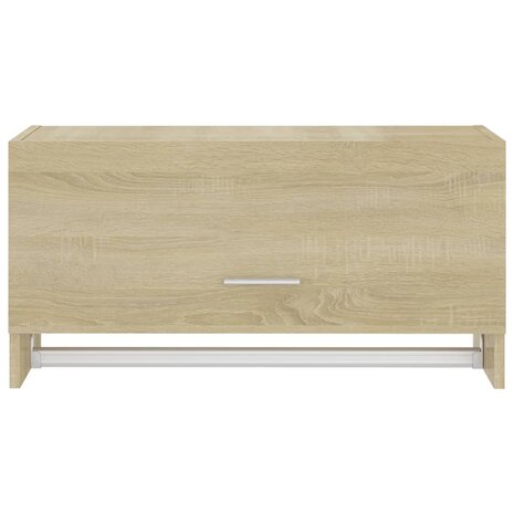 Kledingkast 70x32,5x35 cm bewerkt hout sonoma eikenkleurig 8720286609453 5