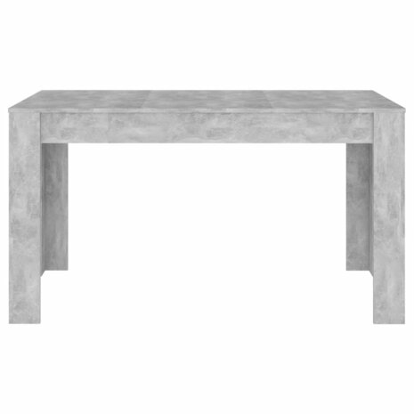 Eettafel 140x74,5x76 cm spaanplaat betongrijs 8720286587270 3