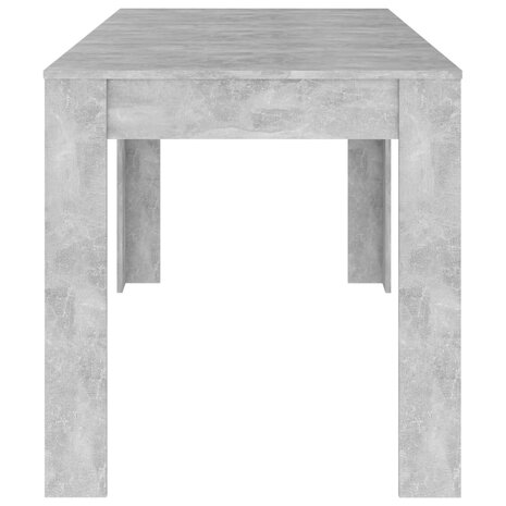 Eettafel 140x74,5x76 cm spaanplaat betongrijs 8720286587270 4