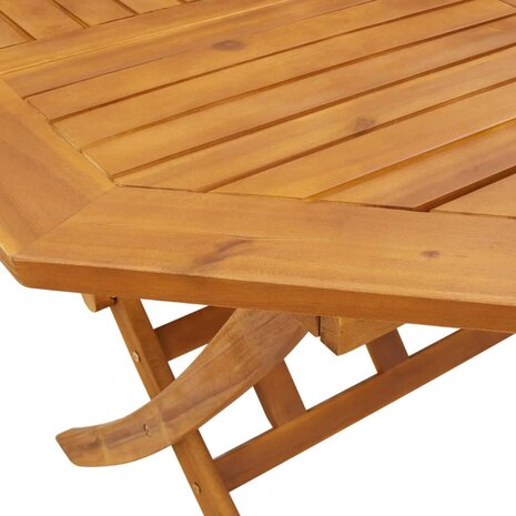 Tuintafel inklapbaar Ø110x75 cm massief acaciahout 8721012466531 10