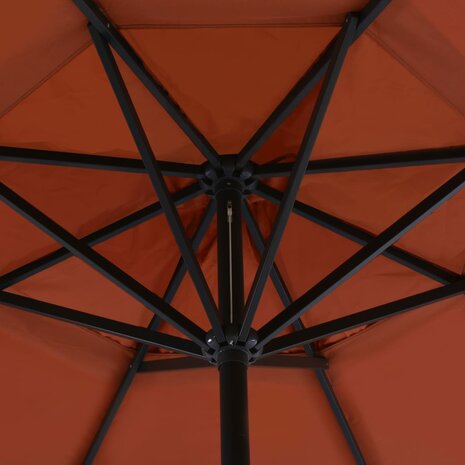 Parasol met draagbare voet terracotta 8719883591759 4