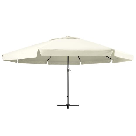 Parasol met aluminium paal 600 cm zandwit 8719883763781 2