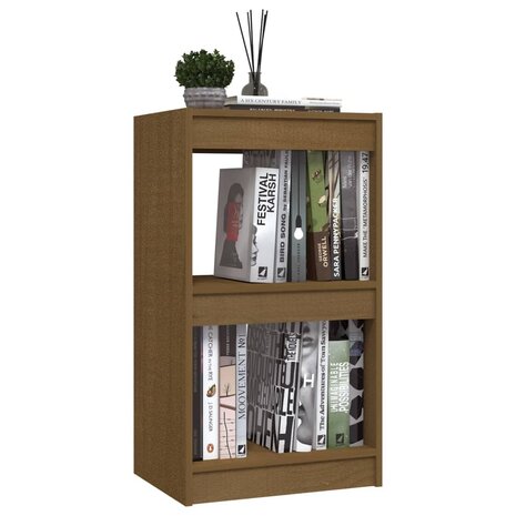 Boekenkast 40x30x71,5 cm massief grenenhout honingbruin 8720286608364 4