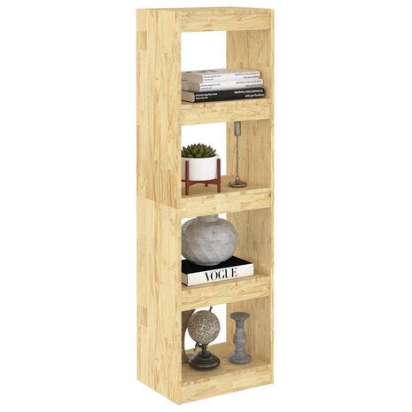 Boekenkast / kamerscherm 40x30x135,5 cm massief grenenhout 8720286608432 4