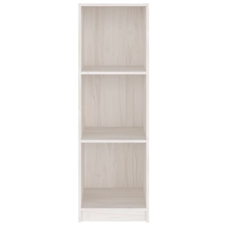 Boekenkast/kamerscherm 36x33x110 cm massief grenenhout wit 8720286772669 5