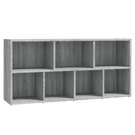 Boekenkast 50x25x106 cm grijs sonoma eikenkleurig 8720286954287 9