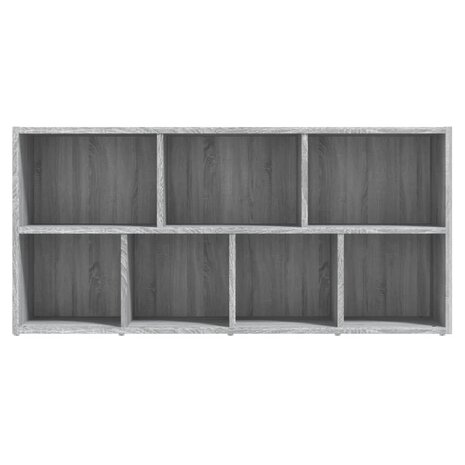 Boekenkast 50x25x106 cm grijs sonoma eikenkleurig 8720286954287 10