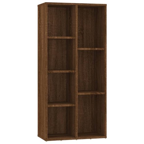 Boekenkast 50x25x106 cm bruineikenkleurig 8720286954294 2