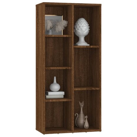 Boekenkast 50x25x106 cm bruineikenkleurig 8720286954294 4