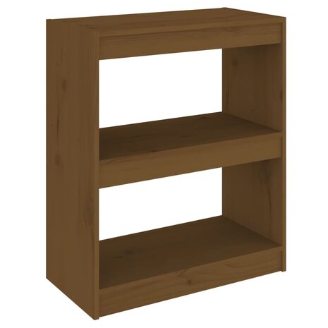 Boekenkast/kamerscherm 60x30x71,5 cm grenenhout honingbruin 8720286608616 2