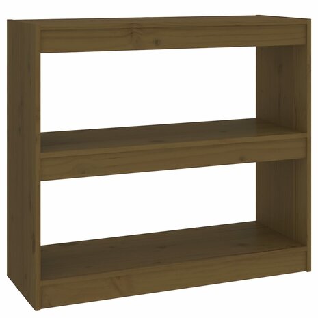 Boekenkast/kamerscherm 80x30x71,5 cm grenenhout honingbruin 8720286608869 2