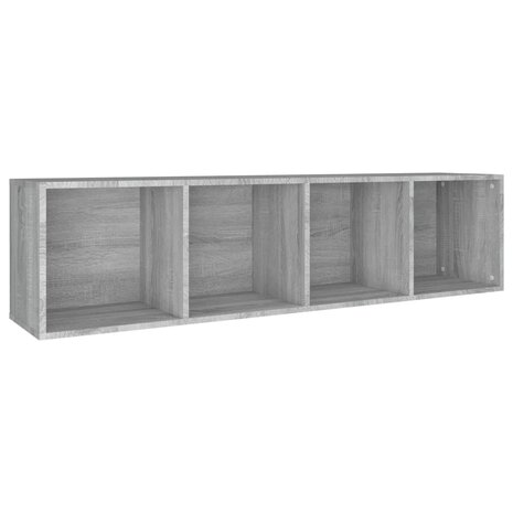 Boekenkast / tv-meubel 36x30x143 cm grijs sonoma eikenkleurig 8720286975091 5