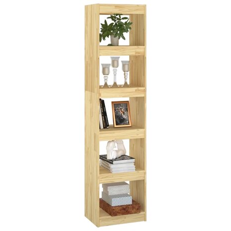 Boekenkast / kamerscherm 40x30x167,5 cm massief grenenhout 8720286608487 4