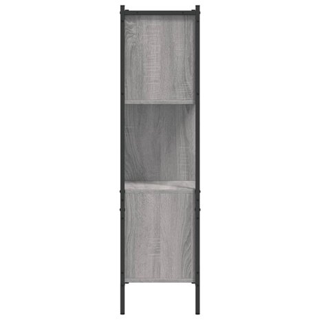 Boekenkast 72x28x109 cm bewerkt hout grijs sonoma eikenkleurig 8721012339378 6