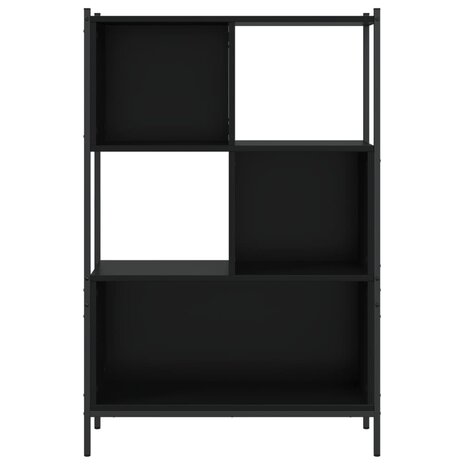 Boekenkast 72x28x109 cm bewerkt hout zwart 8721012339347 5