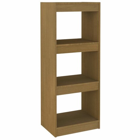 Boekenkast/kamerscherm 40x30x103,5 cm grenenhout honingbruin 8720286608418 2