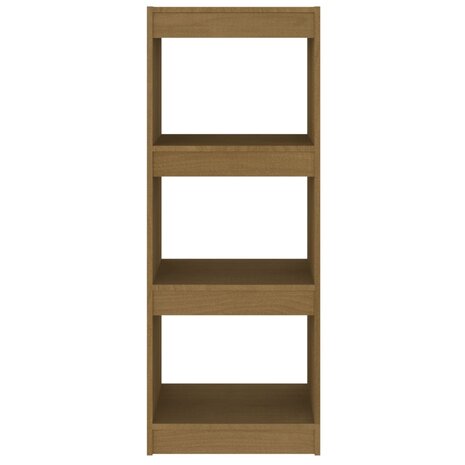 Boekenkast/kamerscherm 40x30x103,5 cm grenenhout honingbruin 8720286608418 5