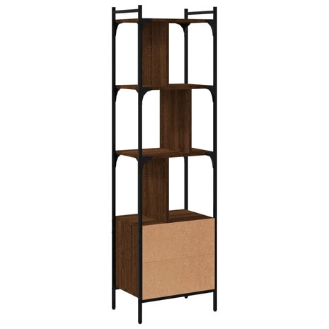 Boekenkast met deur 44,5x30x154,5 cm hout bruin eikenkleur 8720845915650 6