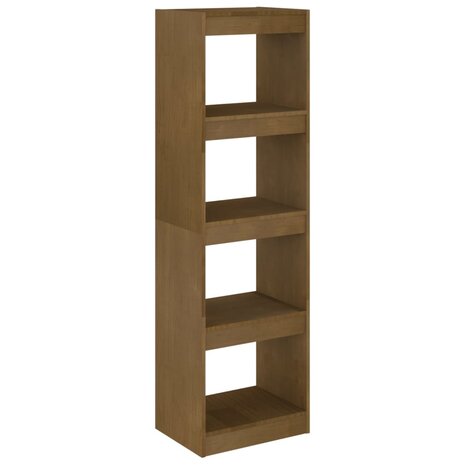 Boekenkast/kamerscherm 40x30x135,5 cm grenenhout honingbruin 8720286608463 2