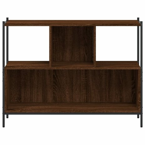 Boekenkast 102x28x77,5 cm bewerkt hout bruineikenkleurig 8721012339538 5