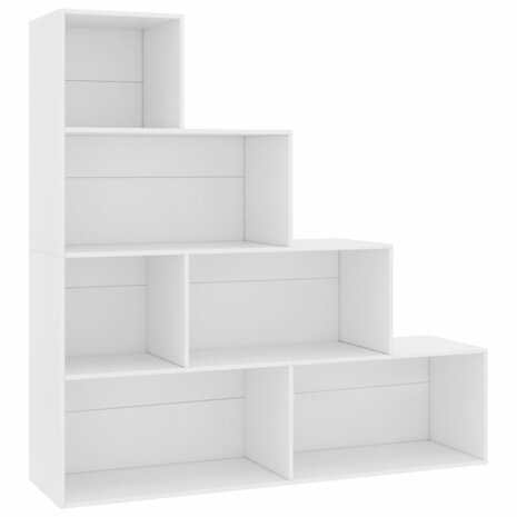 Boekenkast/kamerscherm 155x24x160 cm bewerkt hout wit 8719883786063 2