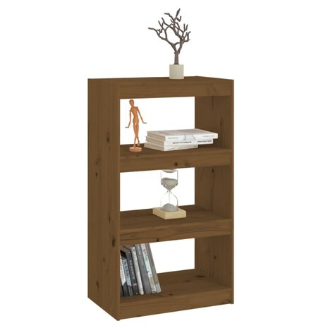 Boekenkast/kamerscherm 60x30x103,5 cm grenenhout honingbruin 8720286608661 4