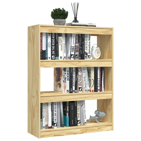 Boekenkast / kamerscherm 100x30x103 cm massief grenenhout 8720286609132 4