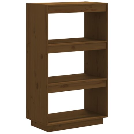 Boekenkast/kamerscherm 60x35x103 cm grenenhout honingbruin 8720286815984 2