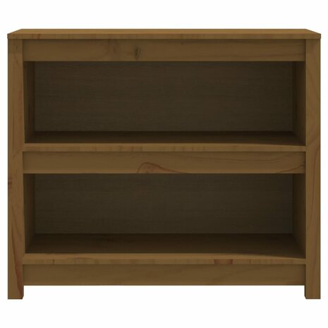 Boekenkast 80x35x68 cm massief grenenhout honingbruin 8720845556280 5