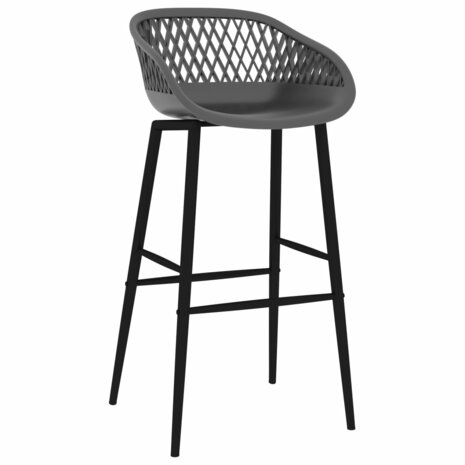 Barstoelen 4 st grijs 8719883791319 2