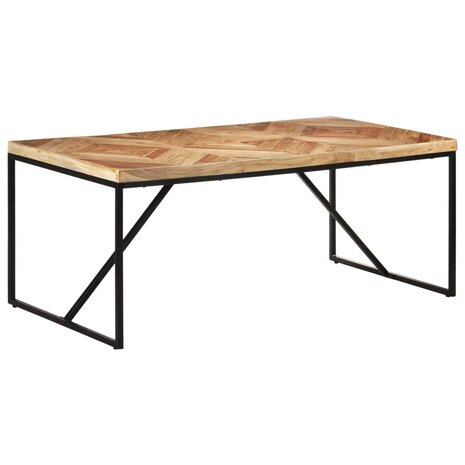 Eettafel 180x90x76 cm massief acaciahout en mangohout 8720286068182 8