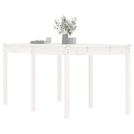 Tuintafel 159,5x82,5x76 cm massief grenenhout wit 8720845691073 4