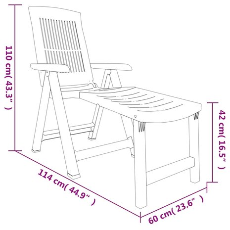 Ligstoel kunststof antracietkleurig 8720845897765 9