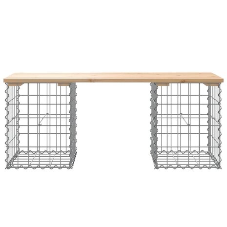 Tuinbank Schanskorfontwerp 103x31x42 cm massief grenenhout 8720845445942 3