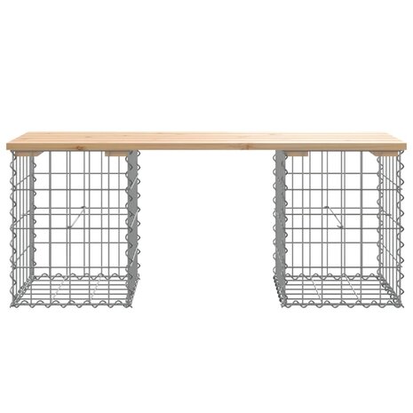 Tuinbank Schanskorfontwerp 103x31x42 cm massief grenenhout 8720845445942 5