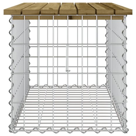 Tuinbank schanskorfontwerp 83x44x42 cm geïmpregneerd hout 8720845446239 4