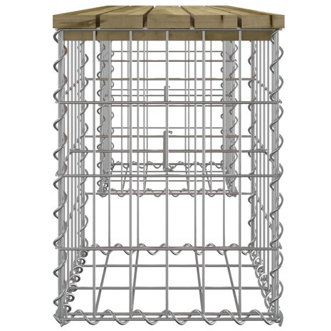 Tuinbank schanskorfontwerp 103x31x42 cm geïmpregneerd hout 8720845445966 4