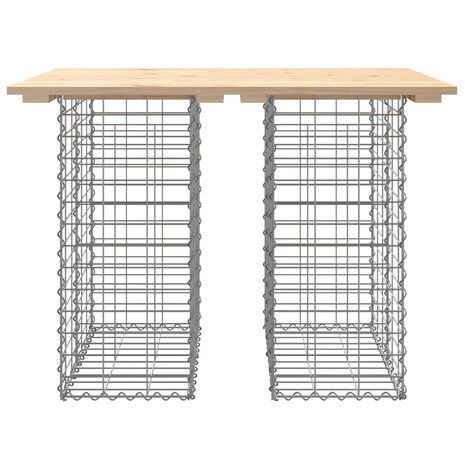 Tuinbank schanskorfontwerp 100x70x72 cm massief grenenhout 8720845446277 3