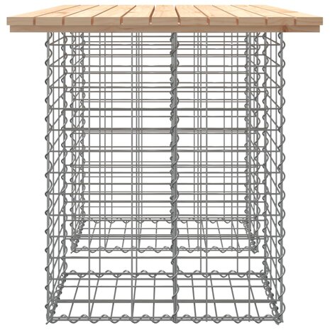 Tuinbank schanskorfontwerp 100x70x72 cm massief grenenhout 8720845446277 4