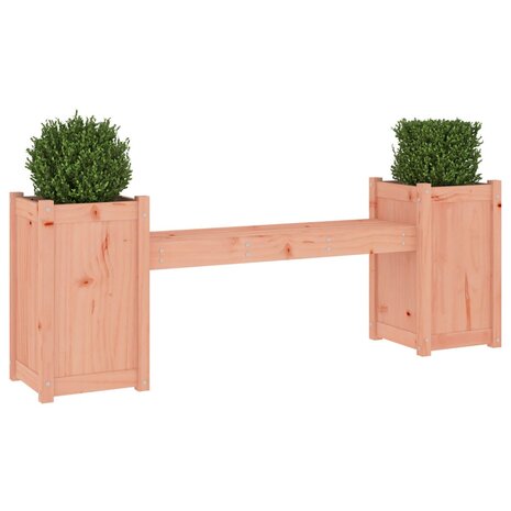 Bankje met plantenbakken 180x36x63 cm grenenhout douglas 8720845809249 3