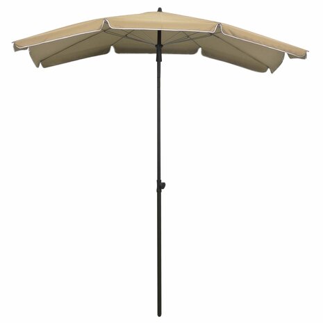 Parasol met paal 200x130 cm taupe 8720286205136 2